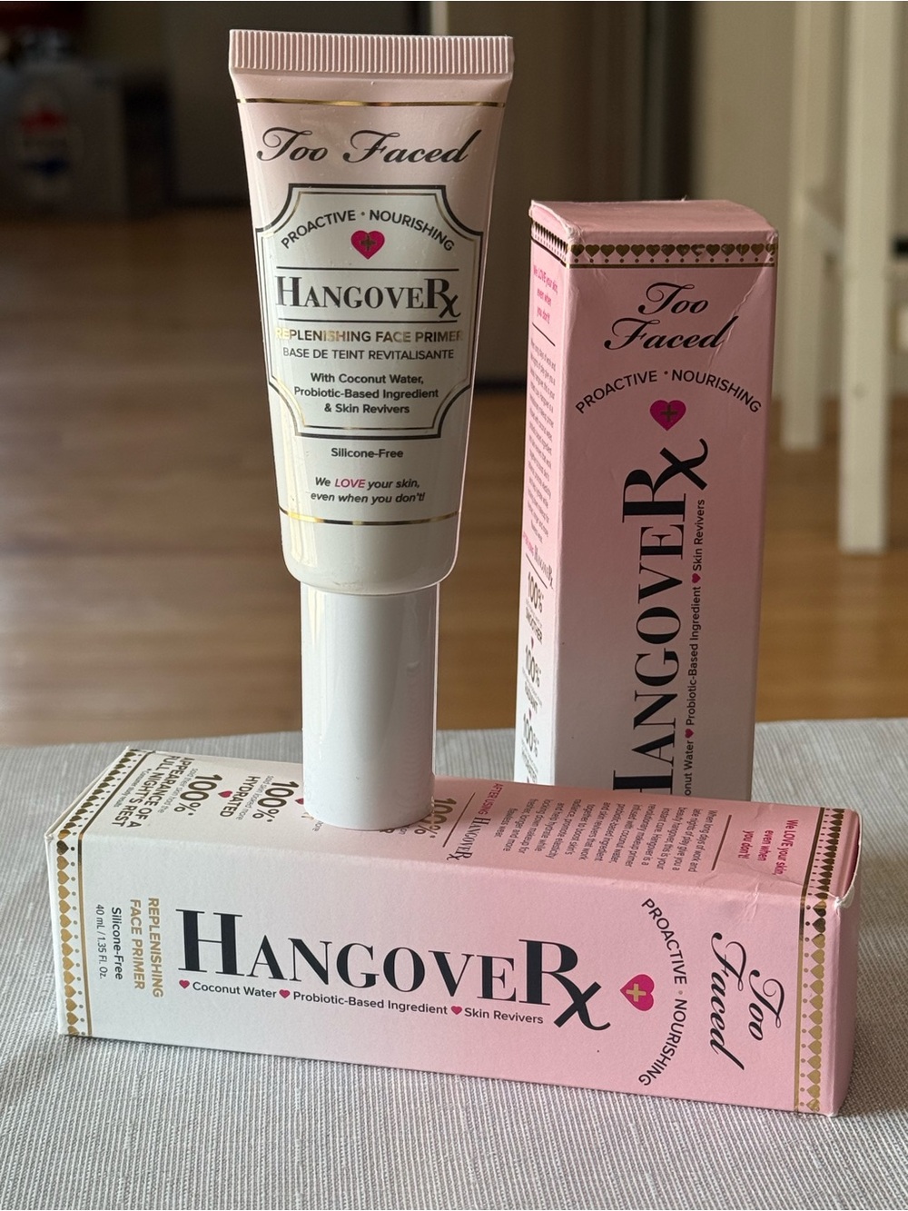 Too Faced Hangover Replenishing Face Primer 1.35 oz 40mL New In Box Full Size